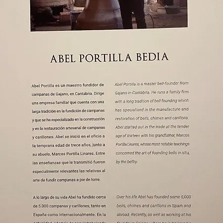 Museo De Campanas, Vierna Hébergement de vacances San Bartolomé de Meruelo